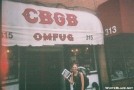 Me outside of CBGB's in July by chickadee in Section Hikers