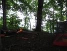 Campfire on Rocky Cove Knob 4,400 feet by buckowens in Section Hikers