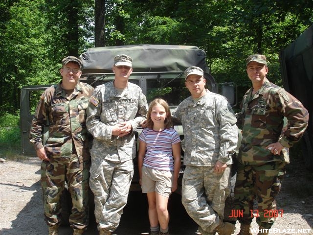 Roo and the Rangers at Hightower Gap