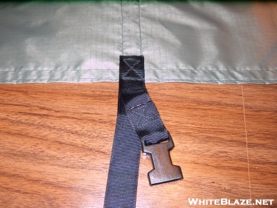 This is another picture of the lower support strap.