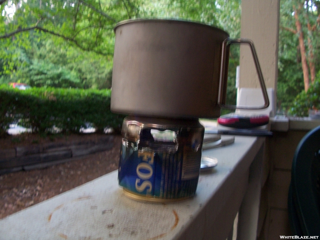 Foster's Natural alcohol stove