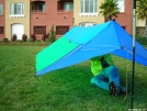 Modified Poncho Tarp by BakerMan in Tent camping
