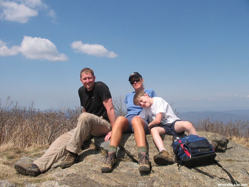 Family Near Grassy Ridge