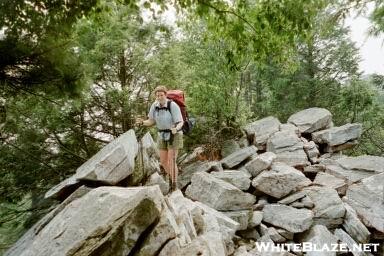 View of flat trail in PA