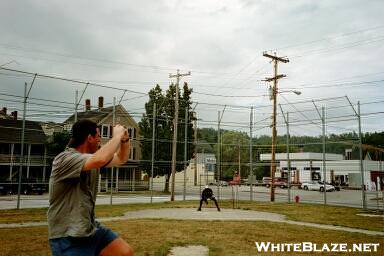 Trying the American national sport