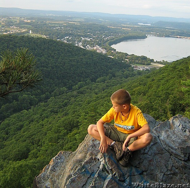 Duncannon & the Susquehanna River from Hawk Rock