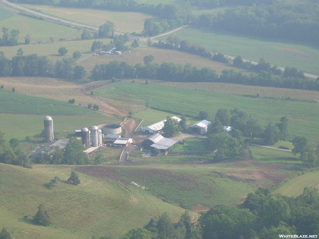 Pastoral view - vista heading to Troutville, VA