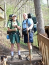 Grunt and Hawkeye by doggiebag in Thru - Hikers