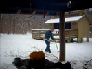 1-17-08 Clearing Snow At Jim And Molly Dent. by doggiebag in Virginia & West Virginia Shelters