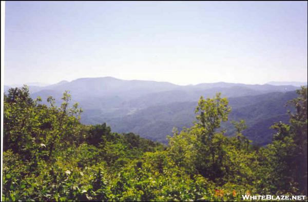 Mount Mitchell view in Smokies