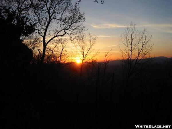 Sunrise from Vandeventer Shelter