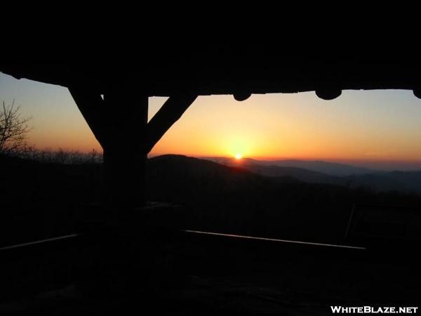 Sunset from Wayah Bald, NC