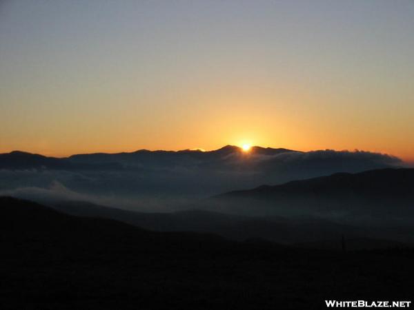 Sunset over Mt. Guyot GSMNP