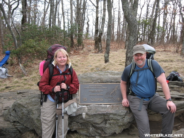 March 2007 Start of hike AT