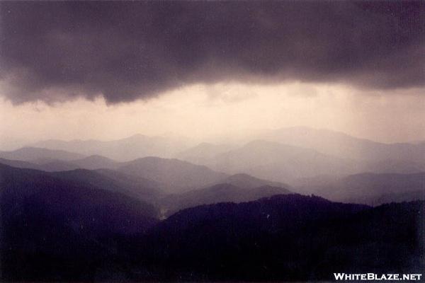 From Wesser Bald Fire Tower Looking West