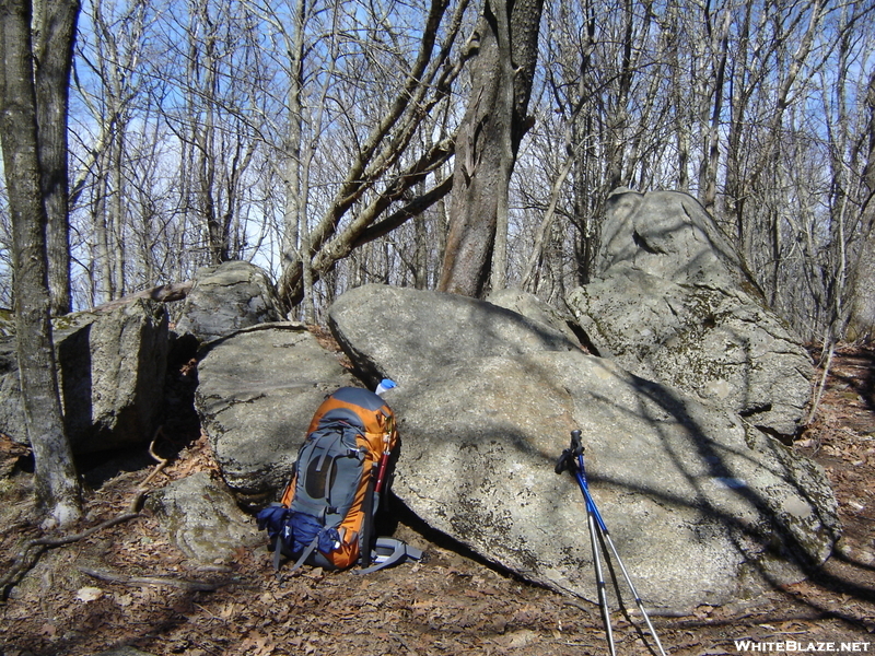 Breaktime On Bluff Mountain Summit