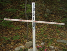 Cross on AT at S. Highland Rd, NY by Don H in In Memory of: