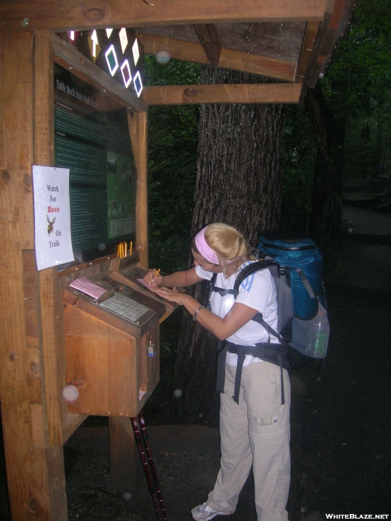 Signing the Register