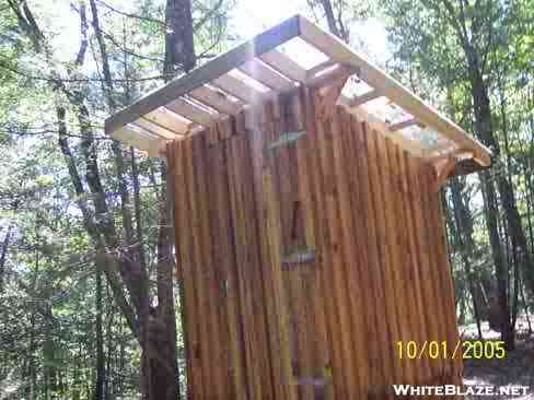 The Reconstructed Privy At Rausch Gap Shelter