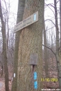 Mason-Dixon Trail Junction by c.coyle in Trail & Blazes in Maryland & Pennsylvania