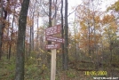 Tuscarora Trail Junction by c.coyle in Sign Gallery