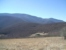 View Of The Roan Highlands & The Barn Shelter From Atop Yellow Mountain Gap