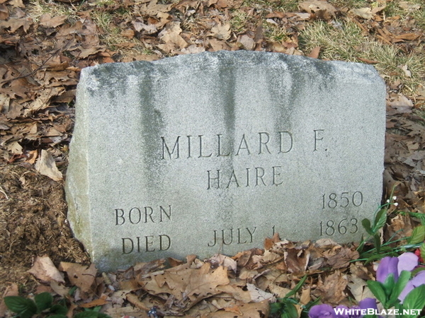 Millard Haire Grave On Green Ridge Knob-cold Spring Mtn