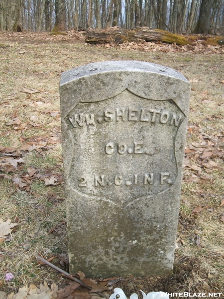William Shelton Grave On Green Ridge Knob-cold Spring Mtn