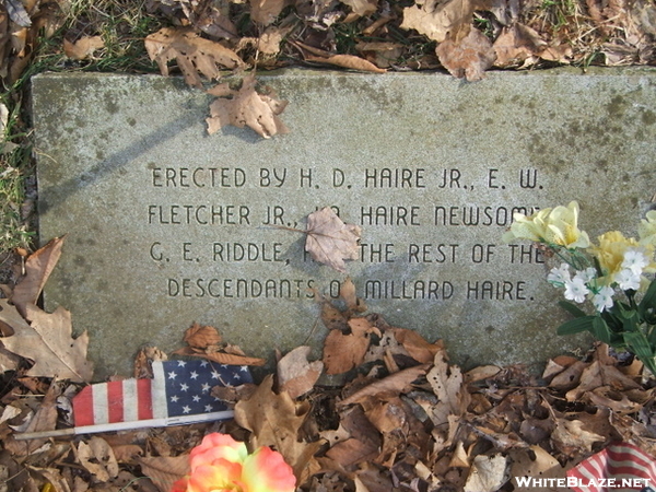 Memorial Plaque At The Shelton Graves