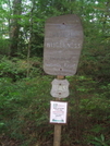 Blood Mountain Wilderness Boundary On The Reece Memorial Trail