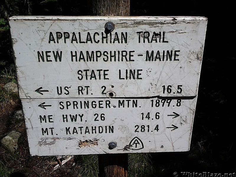 New Hampshire/Maine state line