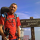 on top of mt. washington. highest mtn. in new england