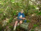 Rain Man Filtering Water by Rain Man in Section Hikers