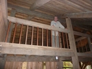 Tight-wad in loft of Bryant Ridge Shelter, VA by Rain Man in Section Hikers