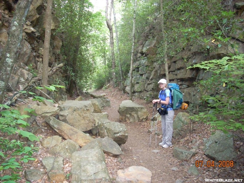 RR cut in Laurel Fork Gorge, TN