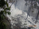 Trail in snow on Max Patch