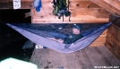 Hammock Hanger in her Hennessey Hammock by Hikerhead in Hammock camping