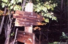 Sign on the old AT on North Mtn by Hikerhead in Sign Gallery