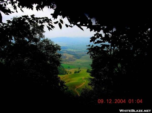 Looking down on Burkes Garden