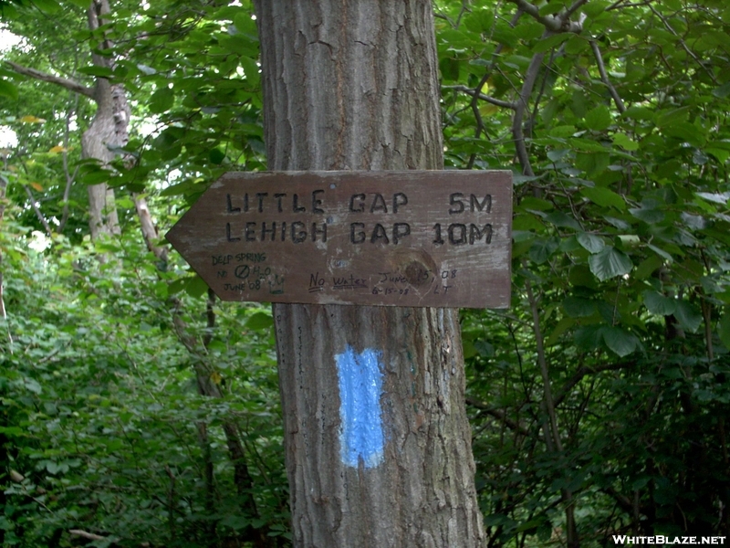 Sign Sobo For The Delp's Trail