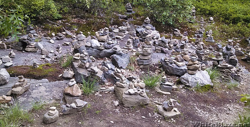 Cairn gallery north of I-80