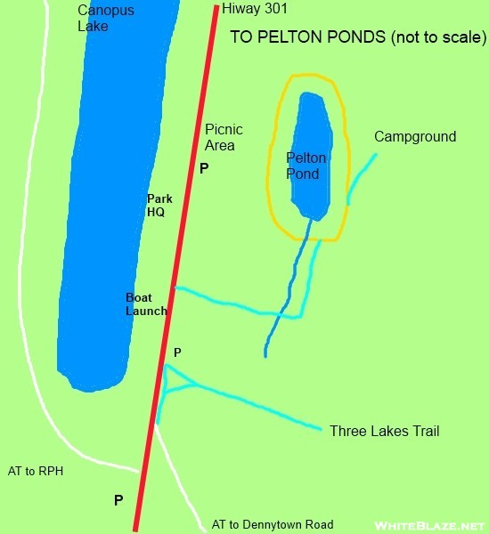 Hiway 301 to Pelton Ponds Campground