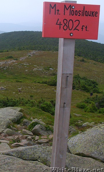 Sign at Peak of Mount Moosilauke