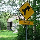 Glencliff Signs indicating High Road