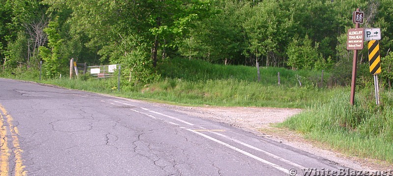 Parking Lot on High Road near Glencliff