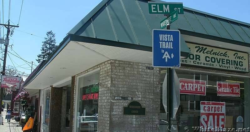 Sign in Greenwood Lake to Village Vista Trail