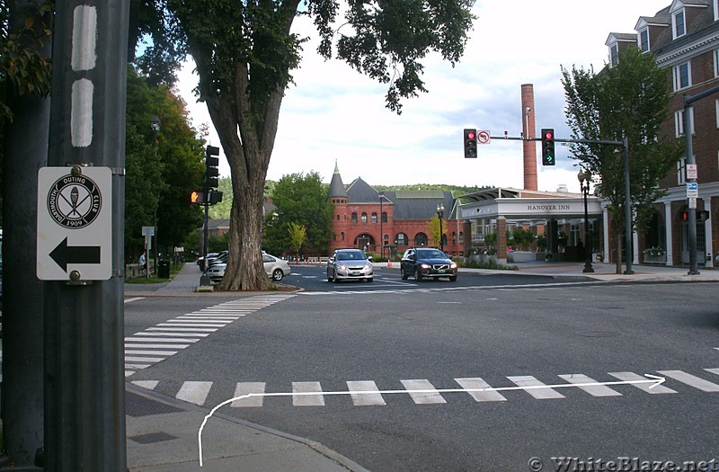 Leaving Wheelock Street, and onto Main Street in Hanover