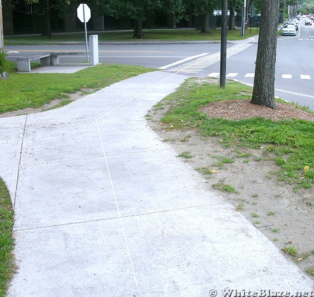 Walking on Lebanon Street in Hanover