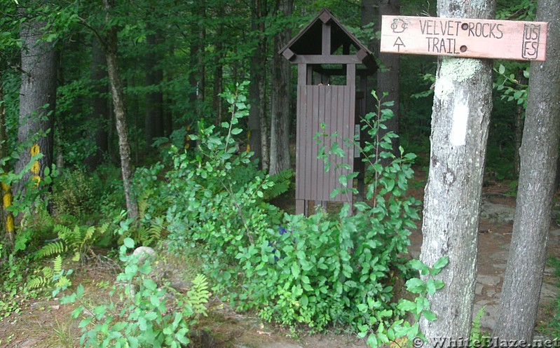 Entering national forest lands just north of Hanover