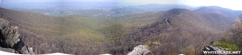 Panoramic View From Little Stony Man Overlook